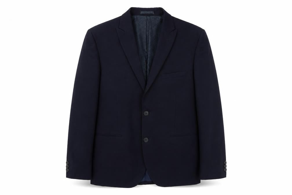 Marks & Spencer Mens Blue Wool Jacket Suit Jacket Size 40 Regular