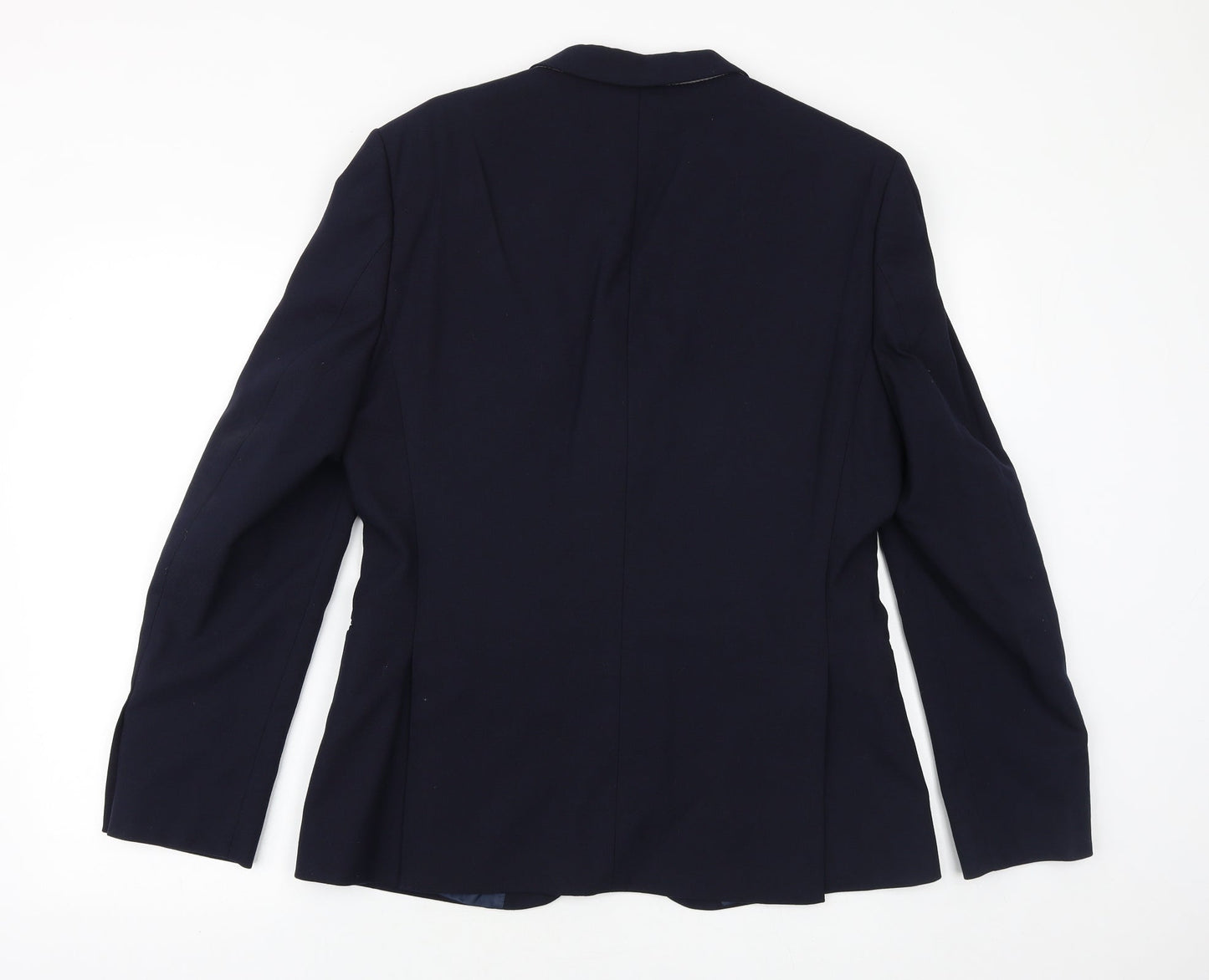 Marks and Spencer Mens Blue Wool Jacket Suit Jacket Size 40 Regular