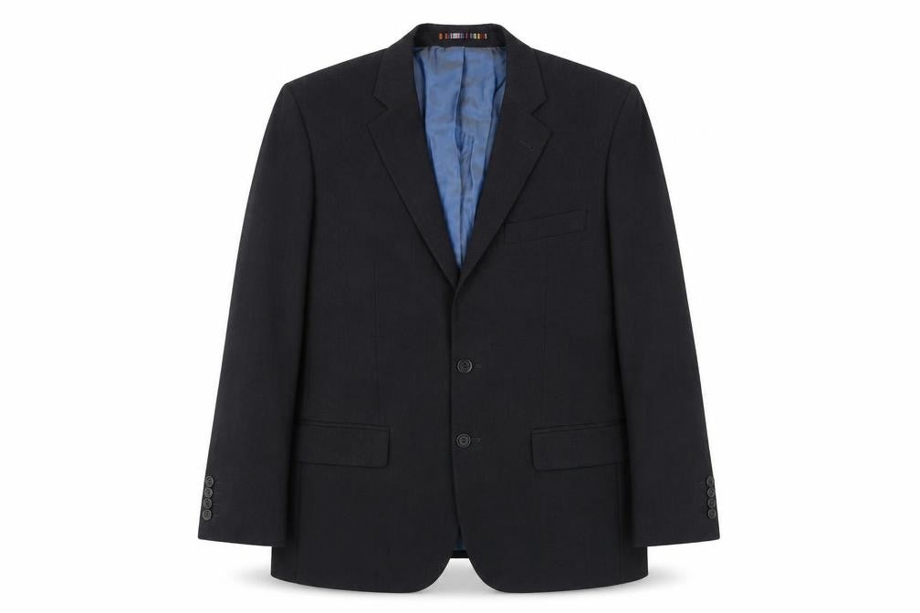 River Island Mens Grey Wool Jacket Suit Jacket Size 38 Regular
