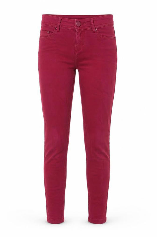 YES YES Womens Pink Cotton Skinny Jeans Size 8 Slim Zip