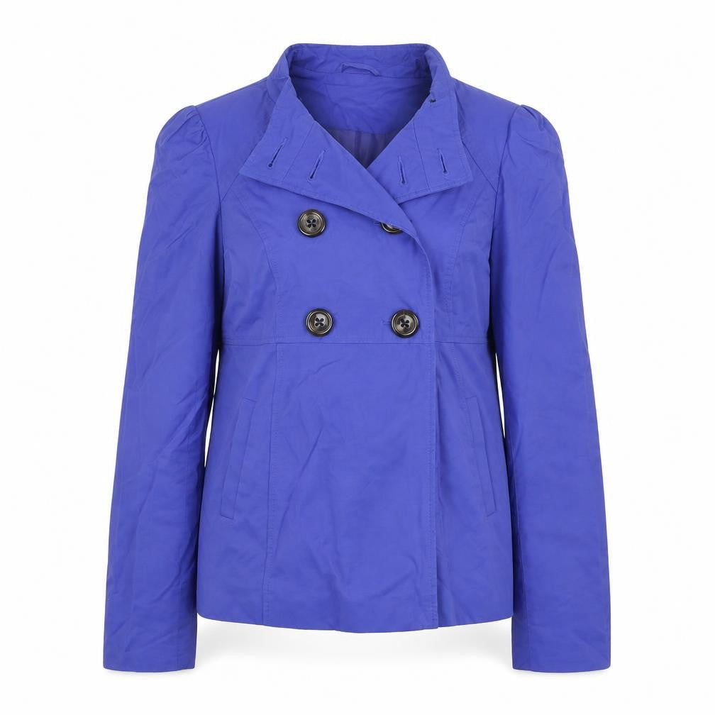 George Womens Purple Jacket Size 10 Button