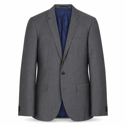 F&F Mens Grey Polyester Jacket Suit Jacket Size 40 Regular