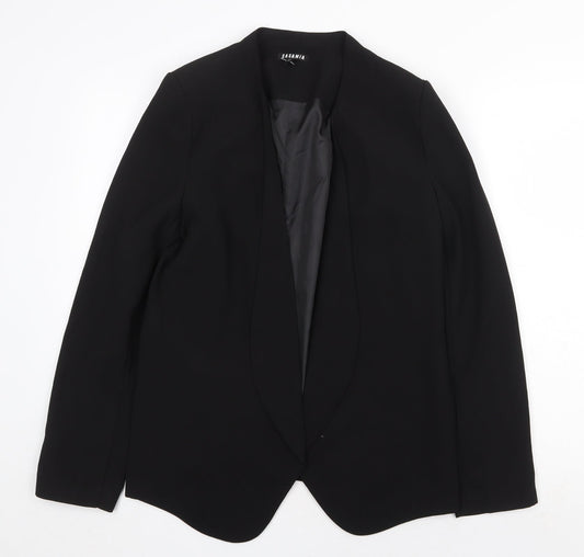 Casamia Womens Black Jacket Blazer Size 12