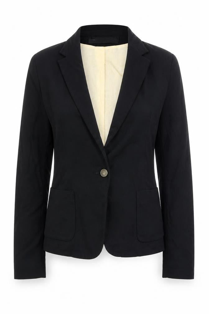 Zara Womens Blue Jacket Blazer Size S Button