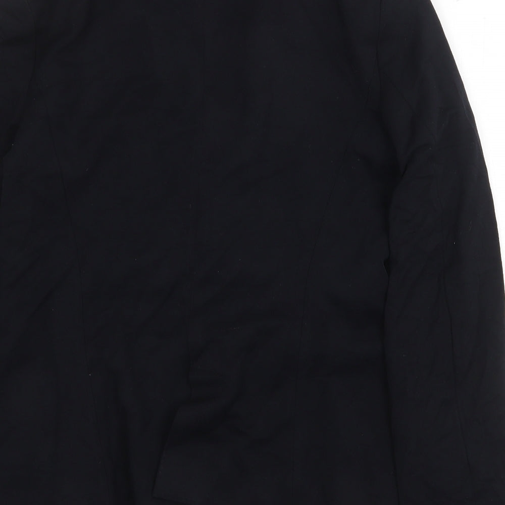 Zara Womens Blue Jacket Blazer Size S Button