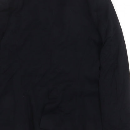 Zara Womens Blue Jacket Blazer Size S Button