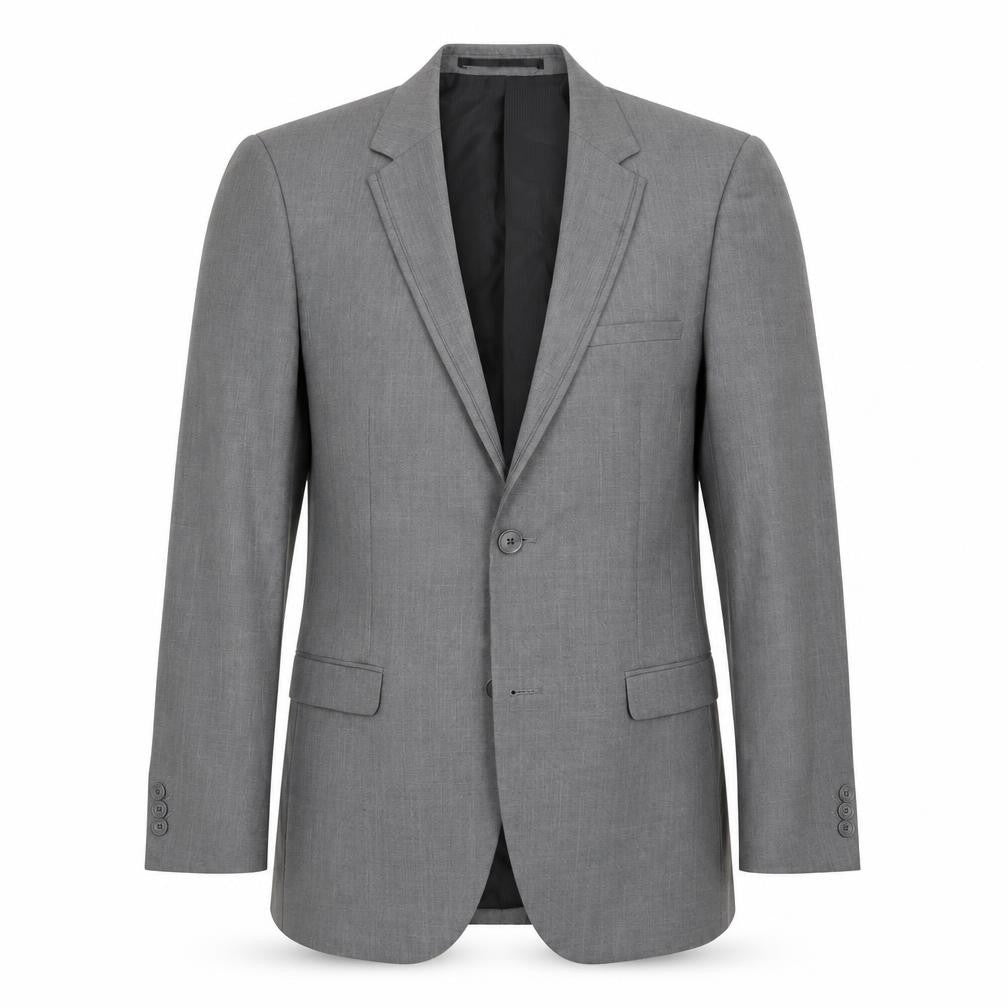 George Mens Grey Polyester Jacket Suit Jacket Size 36 Regular