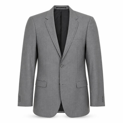 George Mens Grey Polyester Jacket Suit Jacket Size 36 Regular