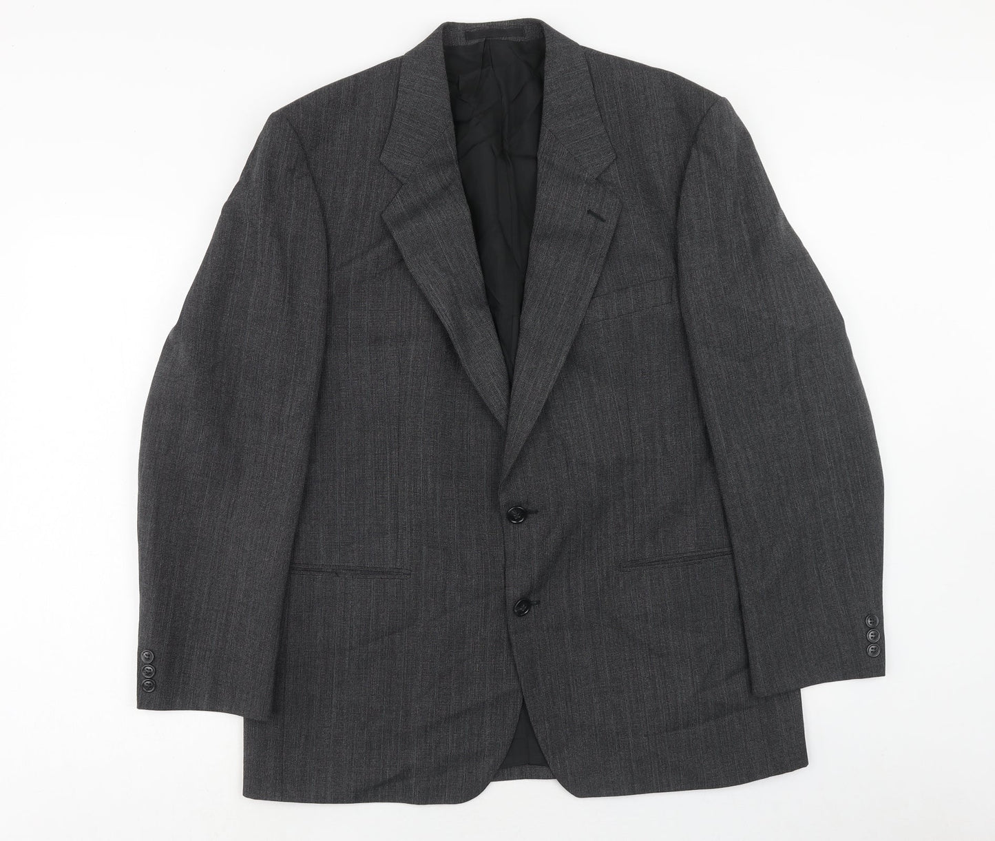 Marks and Spencer Mens Grey Polyester Jacket Suit Jacket Size 42 Regular