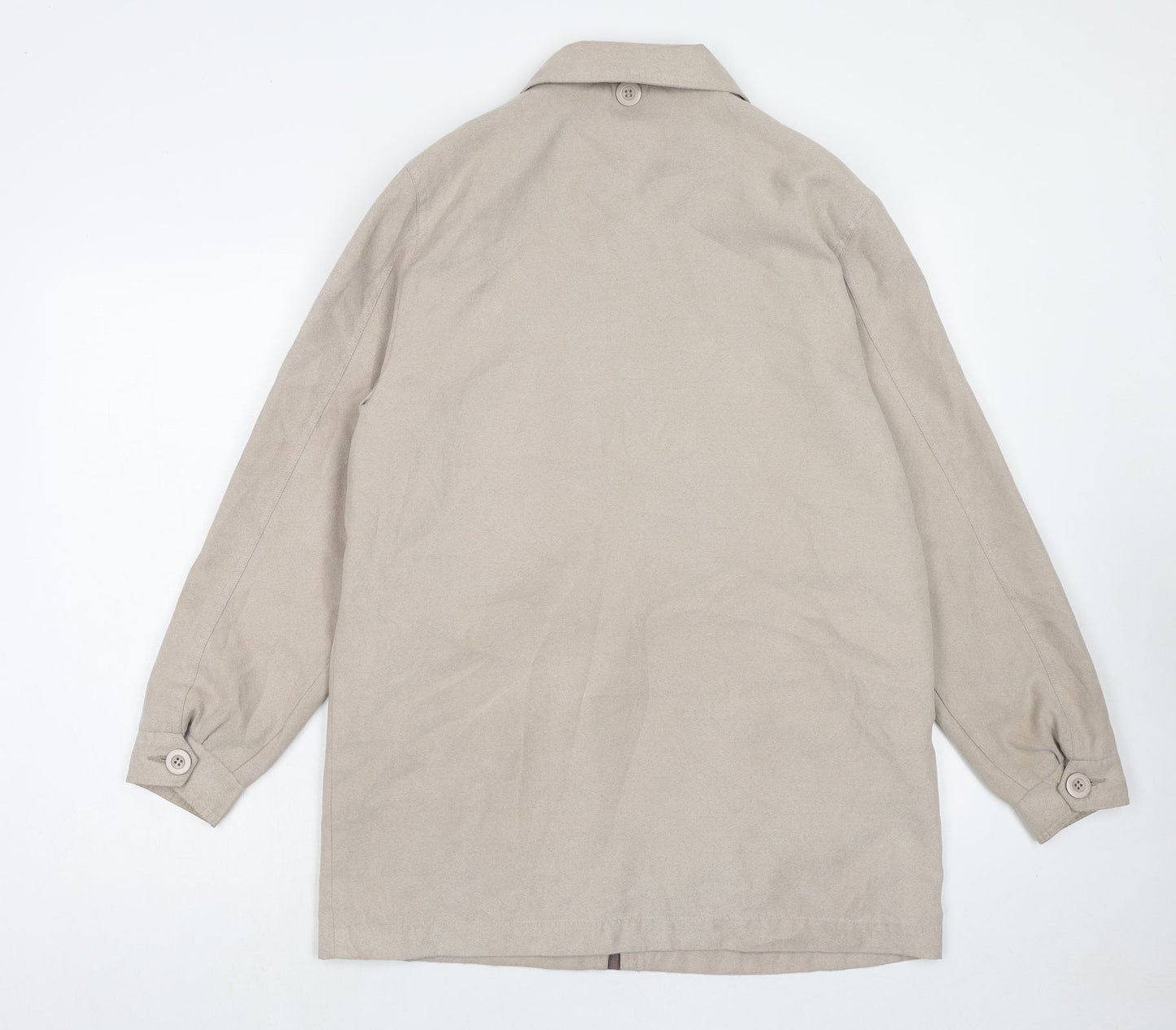 Finesse Womens Beige Jacket Size 12 Zip