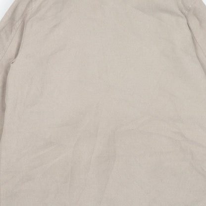 Finesse Womens Beige Jacket Size 12 Zip