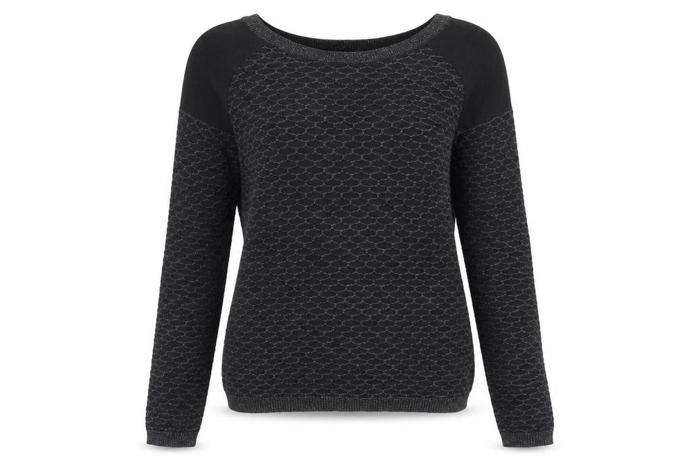 NEXT Womens Black Round Neck Cotton Pullover Jumper Size 6