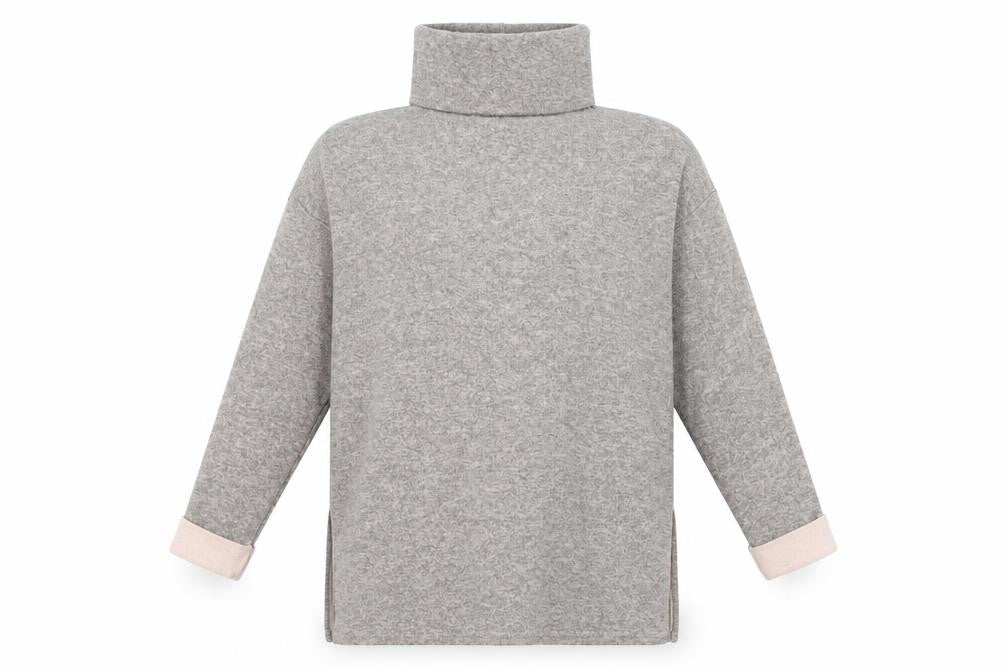 New Look Womens Pink Roll Neck Polyester Pullover Jumper Size S