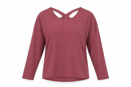 NEXT Womens Purple Polyester Basic Blouse Size 12 Scoop Neck - Cross Back Cut Out Detail
