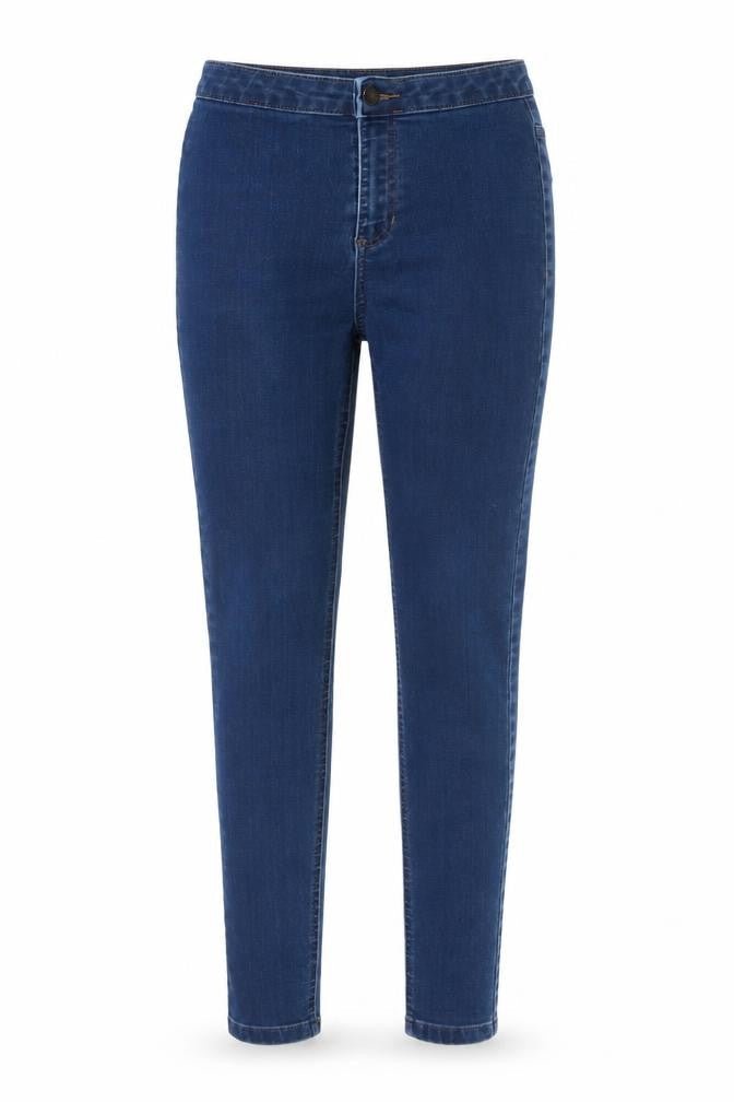 Marks & Spencer Womens Blue Cotton Jegging Jeans Size 8 L28 in Regular Button