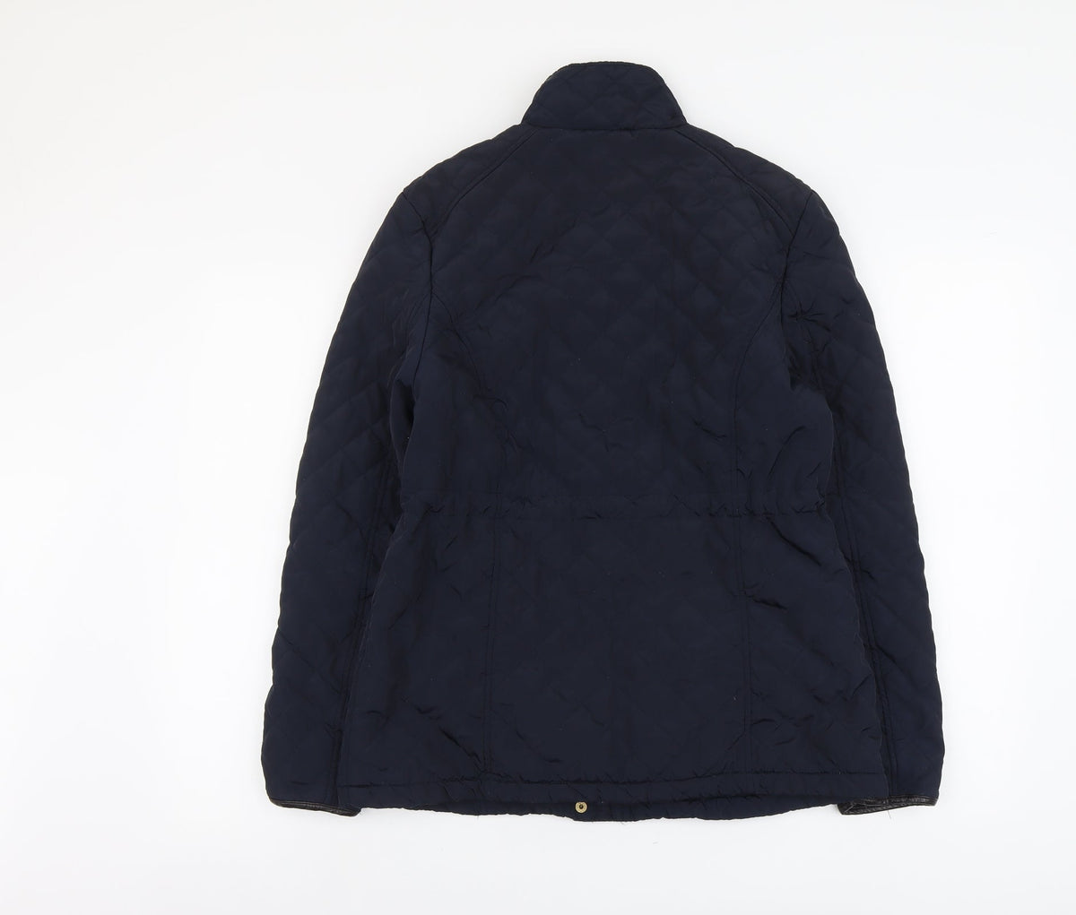 Atmosphere Womens Blue Quilted Jacket Size 10 Zip