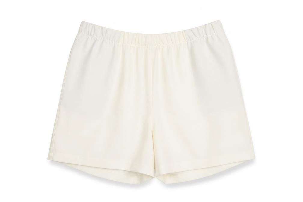 Marks & Spencer Womens Ivory Polyester Bermuda Shorts Size 20 L5 in Regular Pull On