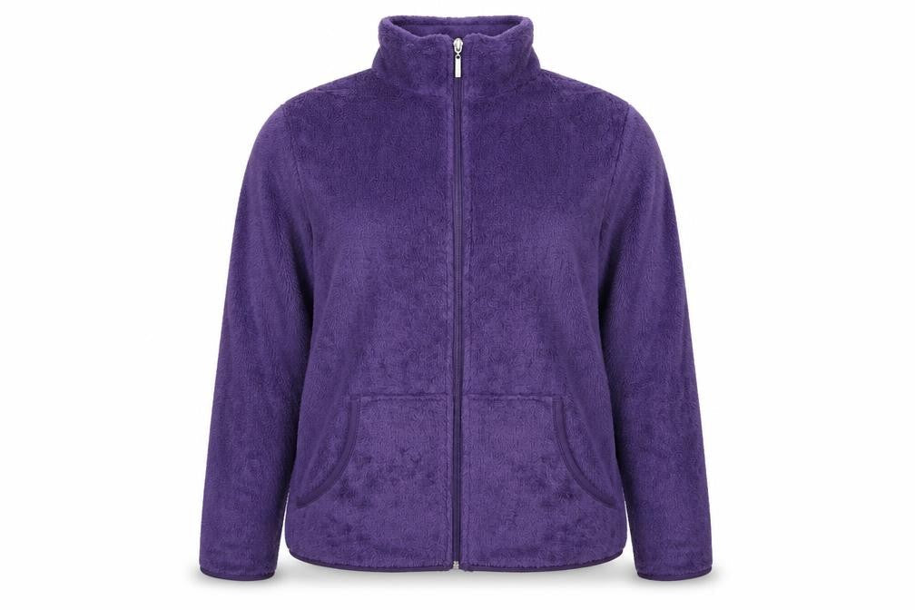 Avenue Womens Purple Jacket Size 16 Zip