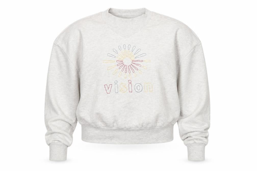 Collins Womens Grey Cotton Pullover Sweatshirt Size S Pullover - Vision