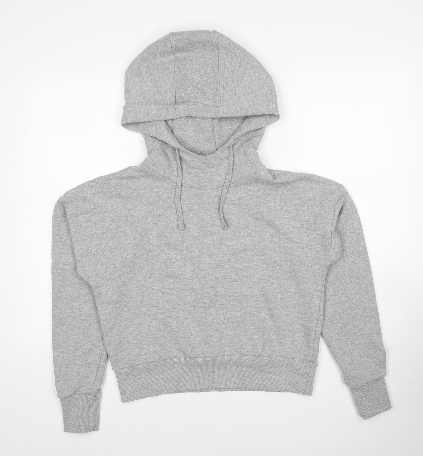 USA Pro Womens Grey Polyester Pullover Hoodie Size 8 Pullover