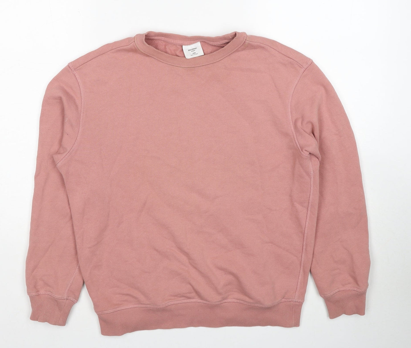 AS Colour Womens Pink Cotton Pullover Sweatshirt Size XS Pullover