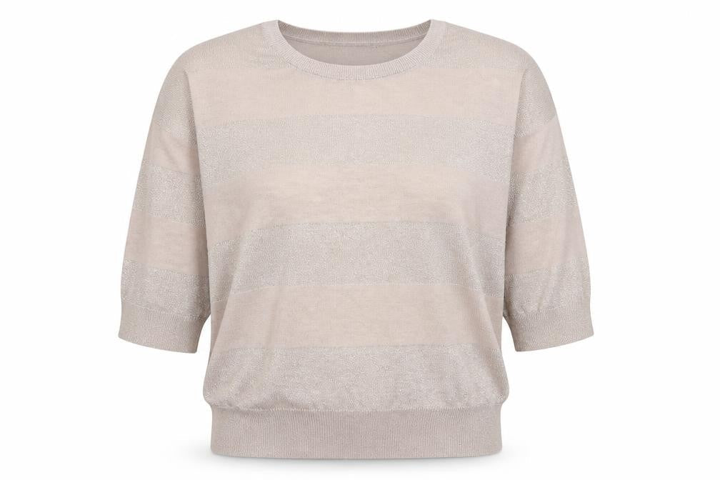 Wallis Womens Beige Round Neck Viscose Pullover Jumper Size M