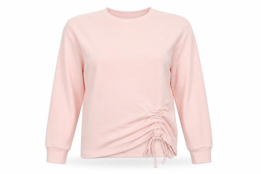 Papaya Womens Pink Polyester Pullover Sweatshirt Size 8 Pullover