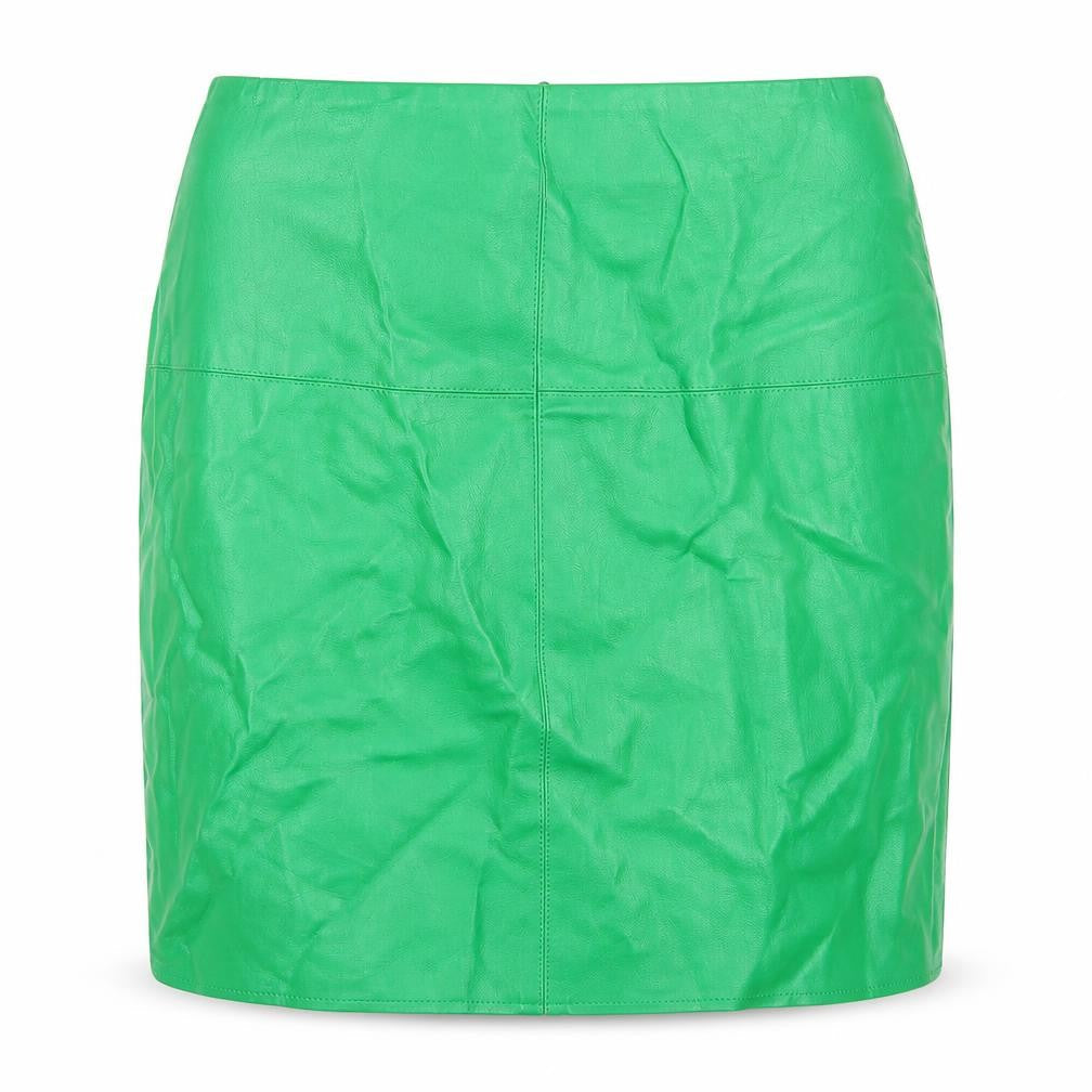 Missguided Womens Green Polyester Mini Skirt Size 4 Zip