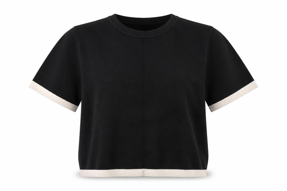 Zara Womens Black Round Neck Viscose Pullover Jumper Size S
