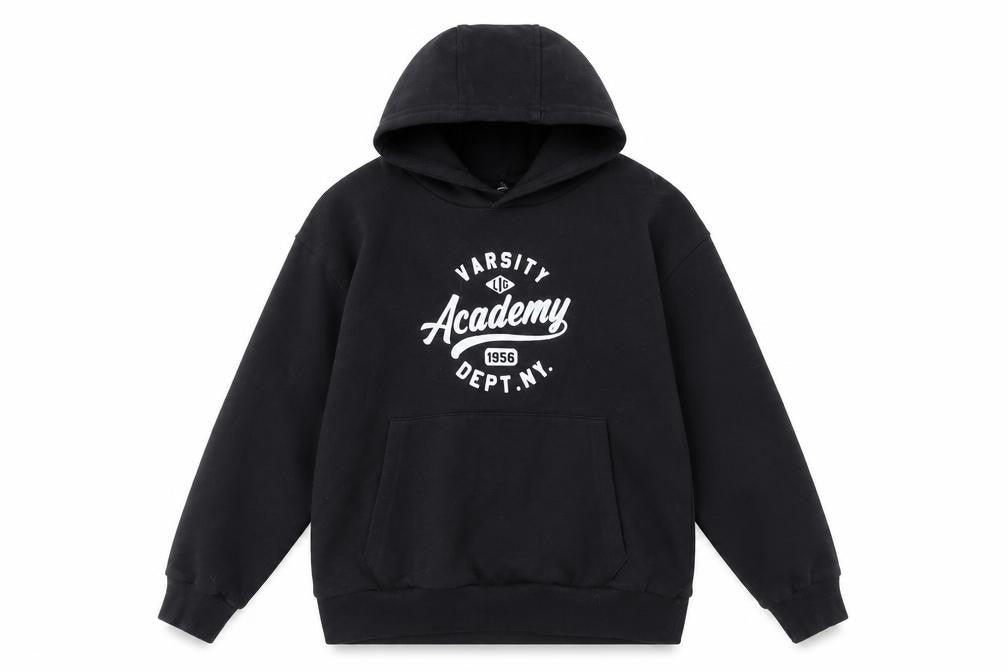 DeFacto Girls Black Cotton Pullover Hoodie Size 9-10 Years Pullover