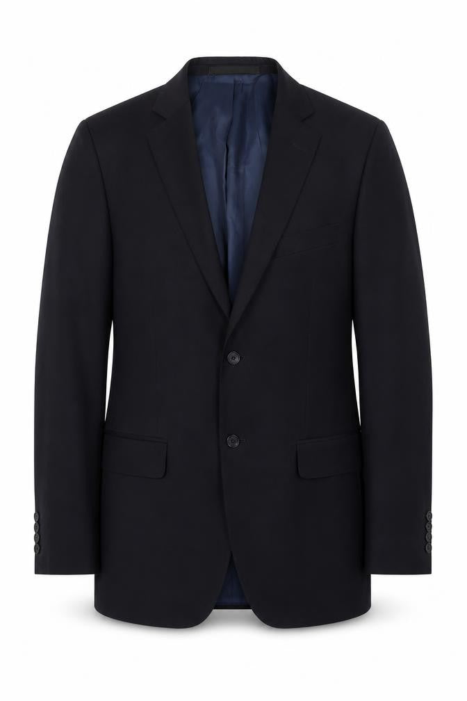 Marks & Spencer Mens Blue Wool Jacket Suit Jacket Size 40 Regular
