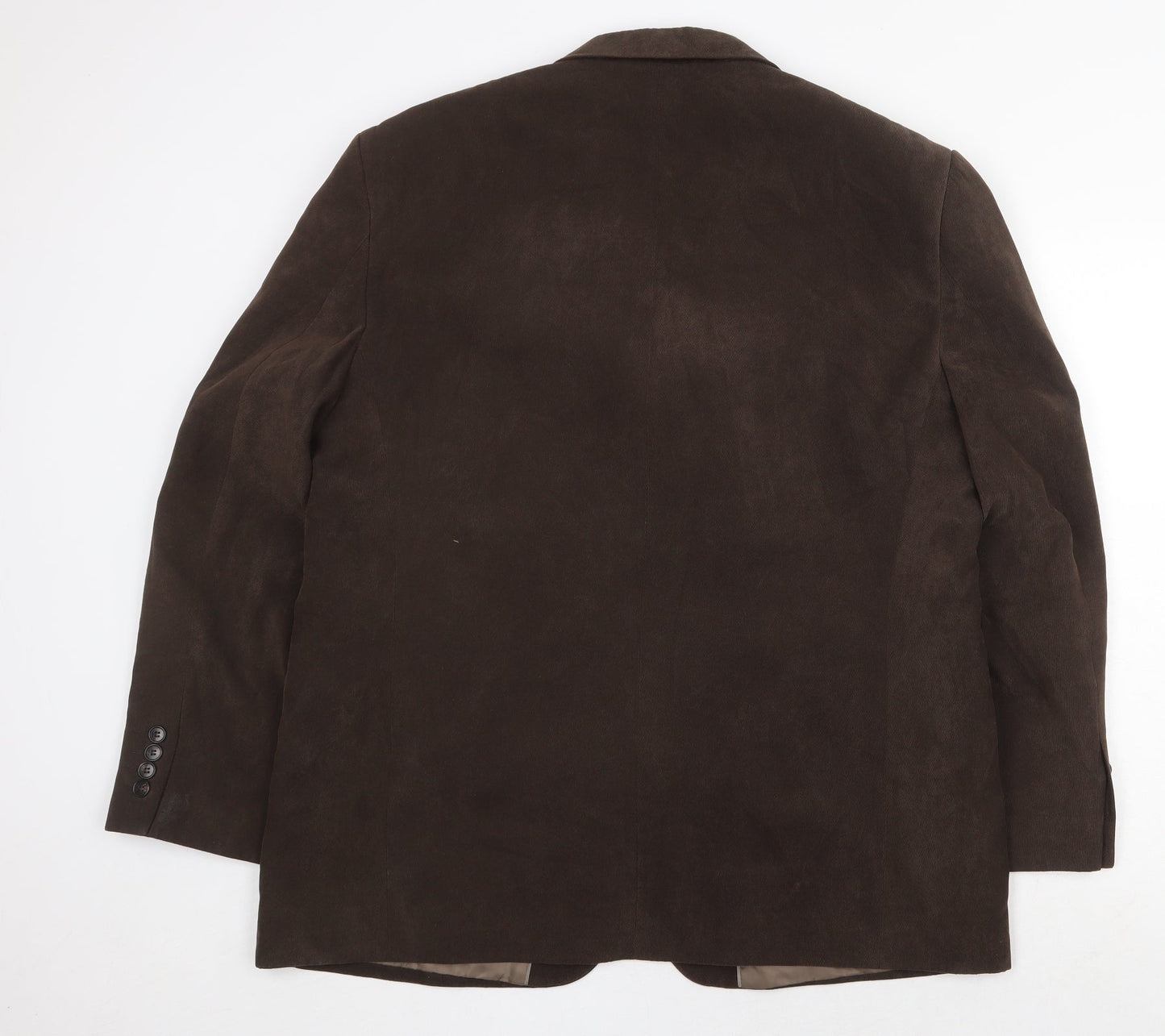 Marks and Spencer Mens Brown Polyester Jacket Blazer Size 44 Regular