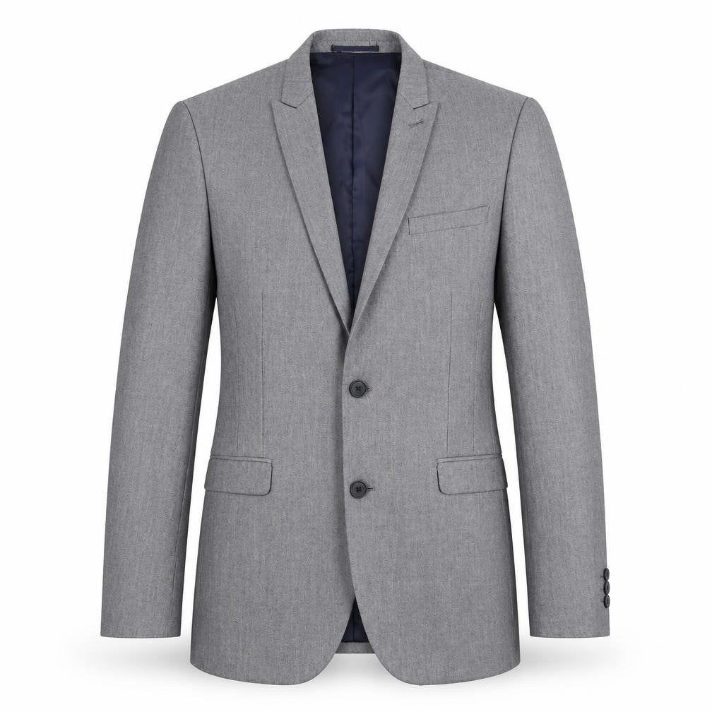NEXT Mens Grey Polyester Jacket Suit Jacket Size 40 Regular