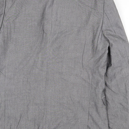Next Mens Grey Polyester Jacket Suit Jacket Size 40 Regular