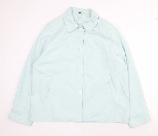 Finesse Womens Green Jacket Size 22 Button