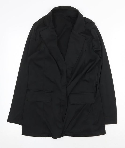 Preworn Womens Black Jacket Blazer Size S