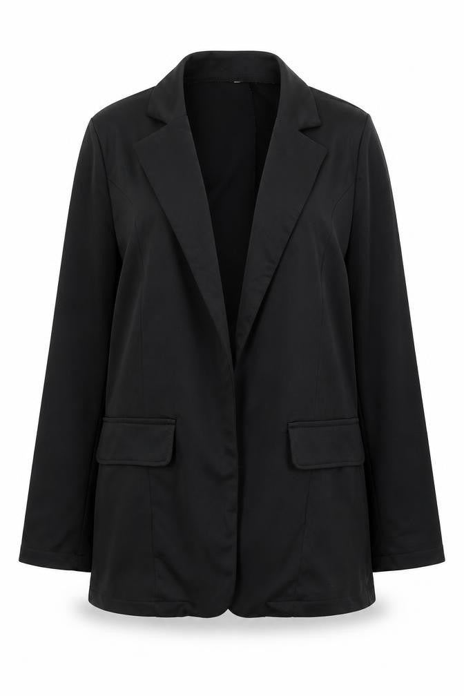 Preworn Womens Black Jacket Blazer Size S