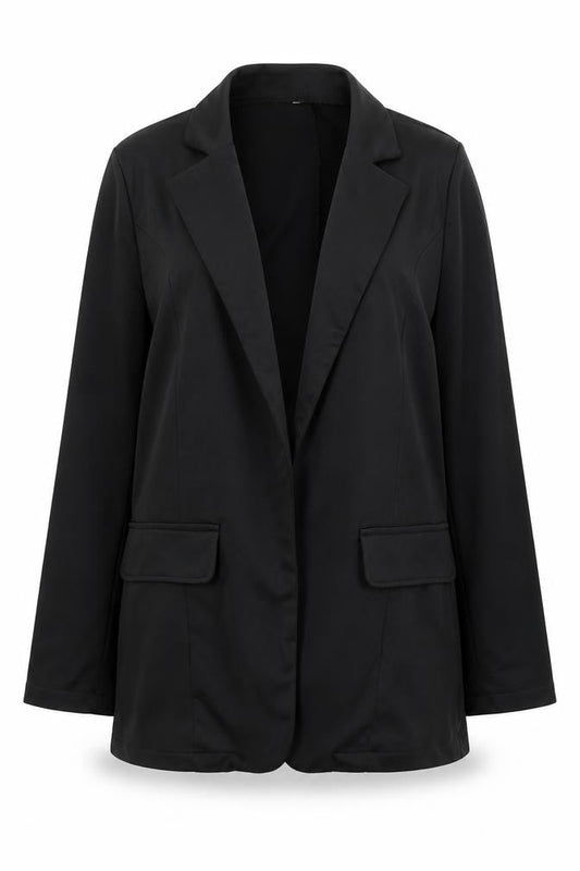 Preworn Womens Black Jacket Blazer Size S