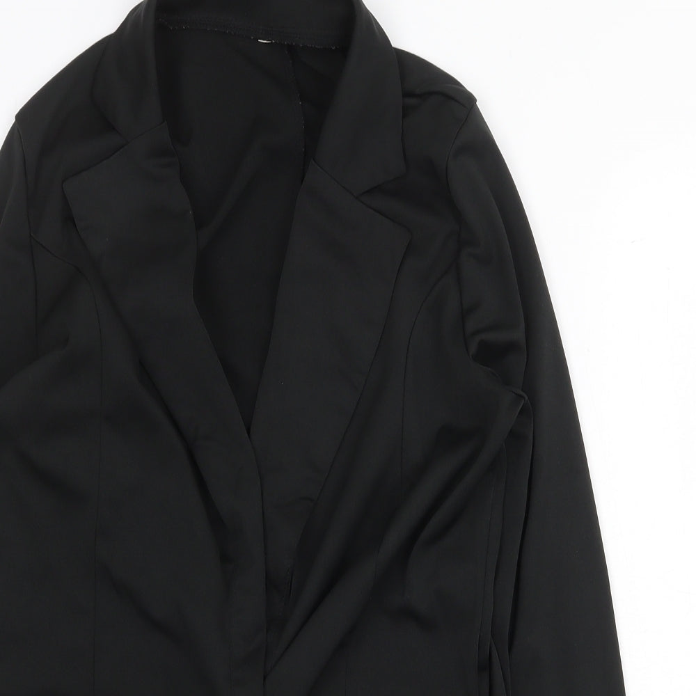 Preworn Womens Black Jacket Blazer Size S