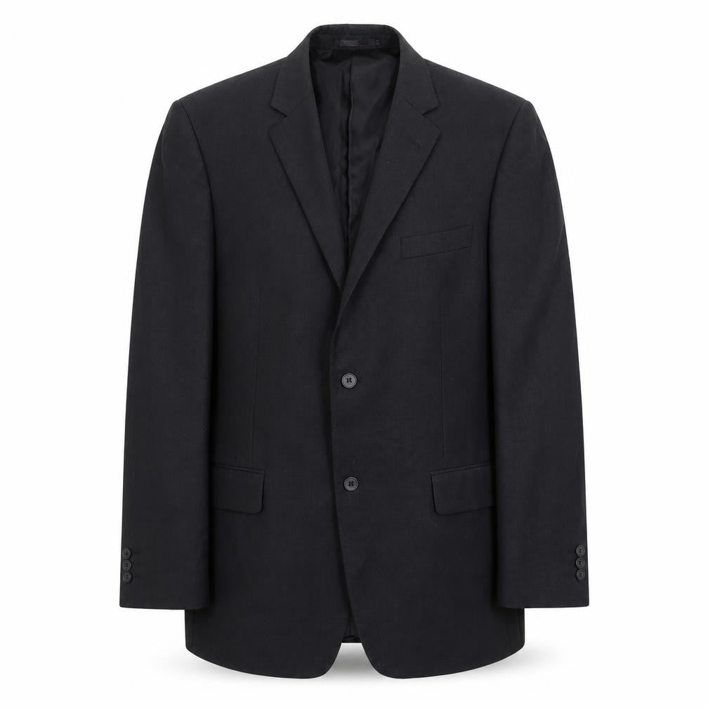 Karl Jackson Mens Grey Polyester Jacket Suit Jacket Size 42 Regular