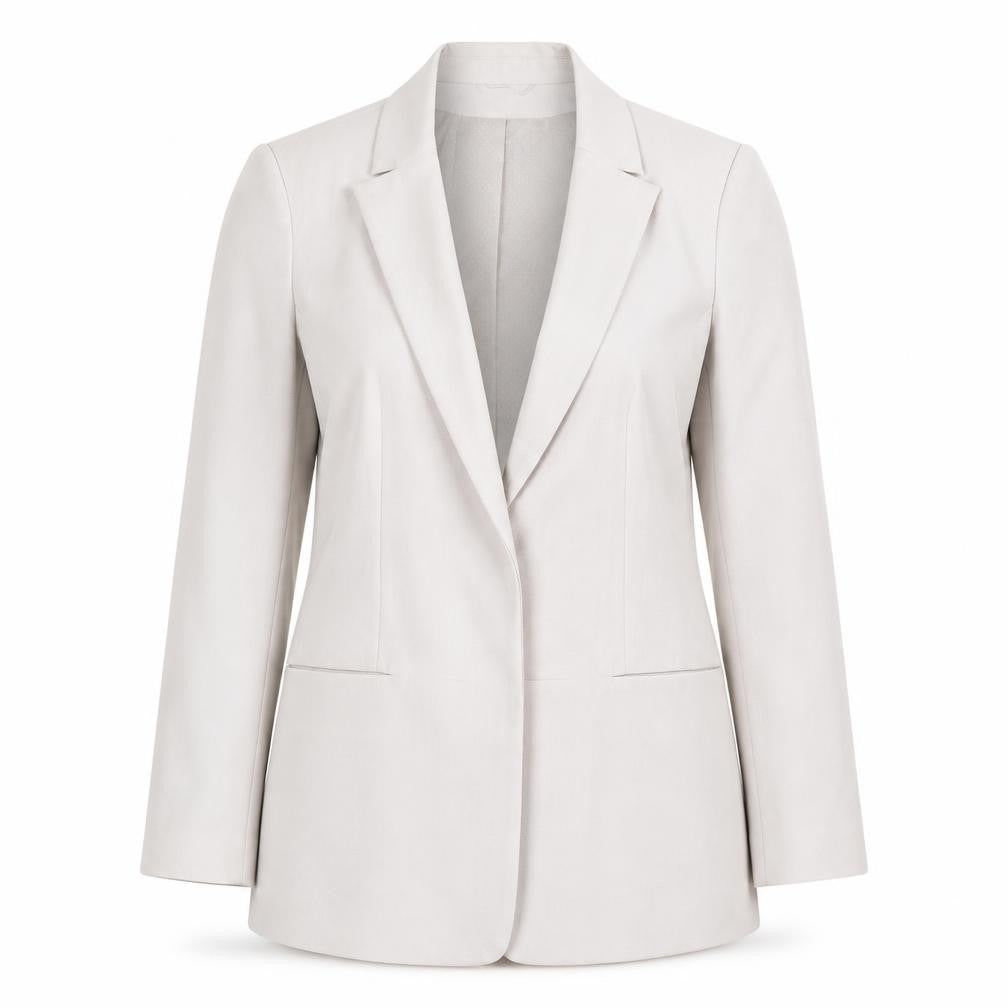 Ann Harvey Womens Grey Jacket Blazer Size 16