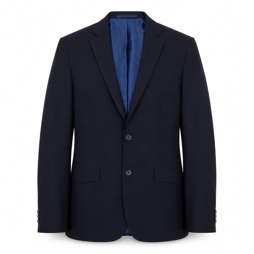 Marks & Spencer Mens Blue Polyester Jacket Suit Jacket Size 38 Regular