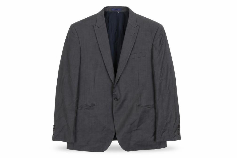 NEXT Mens Grey Wool Jacket Suit Jacket Size 44 Regular