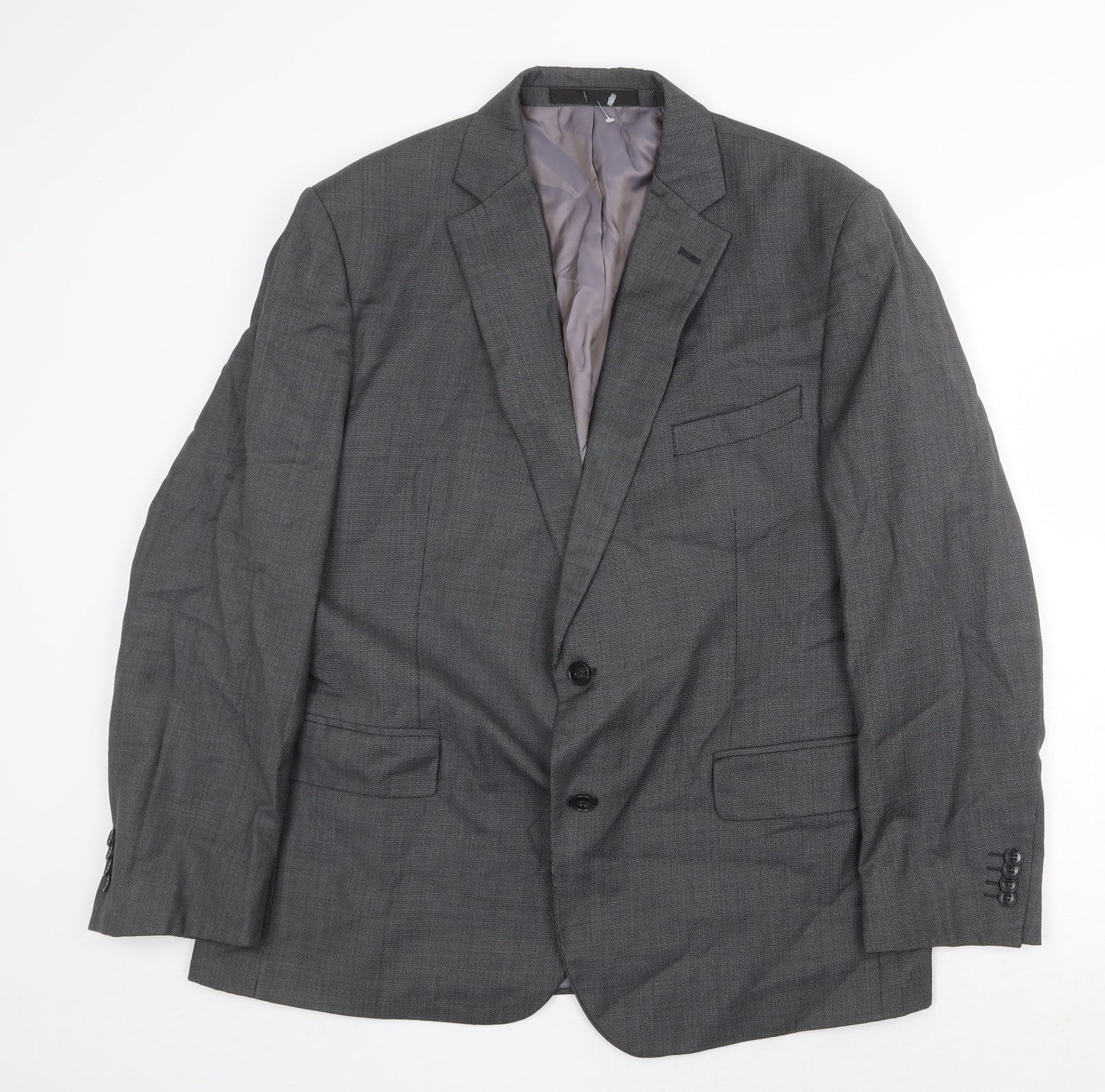 Marks and Spencer Mens Grey Wool Jacket Suit Jacket Size 44 Regular