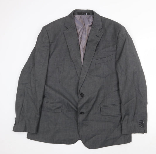 Marks and Spencer Mens Grey Wool Jacket Suit Jacket Size 44 Regular