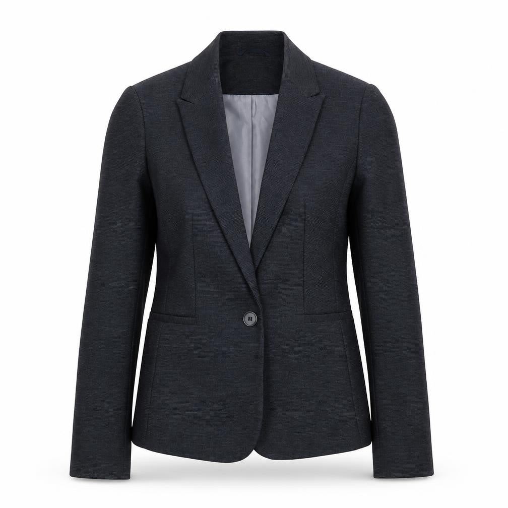 NEXT Womens Blue Polyester Jacket Blazer Size 10