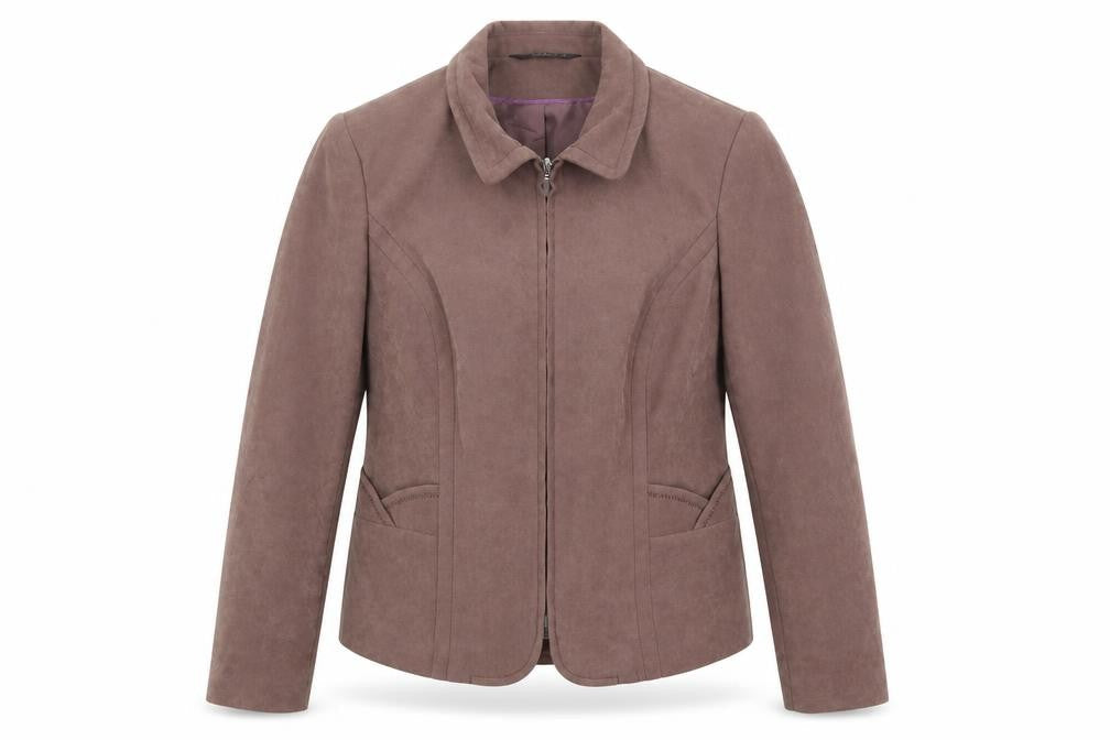 Bonmarché Womens Brown Jacket Size 14 Zip