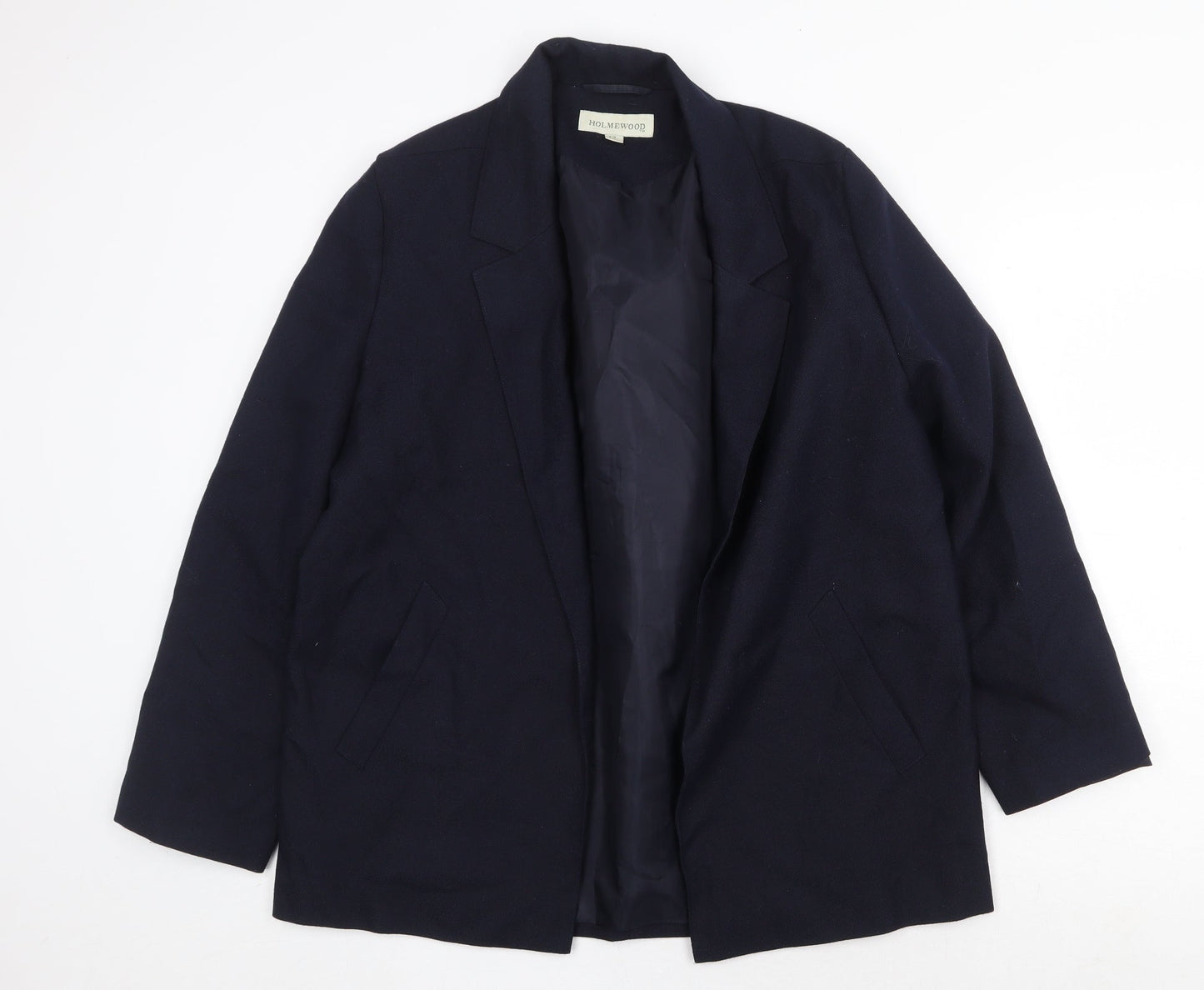 Holmewood Womens Blue Jacket Blazer Size 12