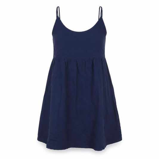 Divided by H&M Womens Blue Viscose Tank Dress Size 8 Round Neck Pullover