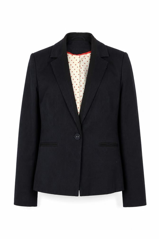 Atmosphere Womens Blue Polyacrylate Fibre Jacket Blazer Size 8